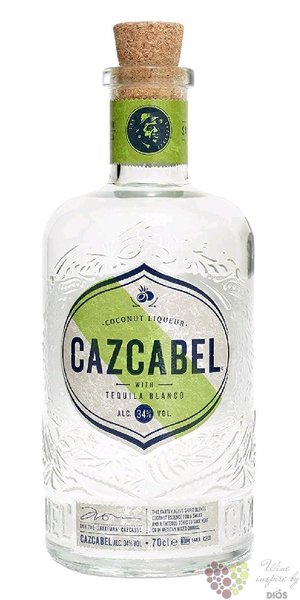 Cazcabel „ Coconut ” flavored Mexican tequila 34% vol. 0.70 l