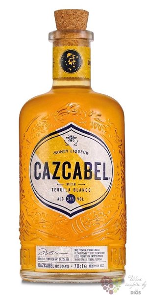 Cazcabel  Honey  flavored Mexican tequila 34% vol. 0.70 l