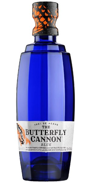 Butterfly Cannon  Blue  Mexican tequilla  40% vol.  0.50 l