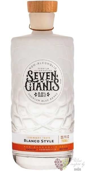 Seven Giants  Blanco Style  Blue Agave non alcoholic tequila 00% vol.  0.70 l