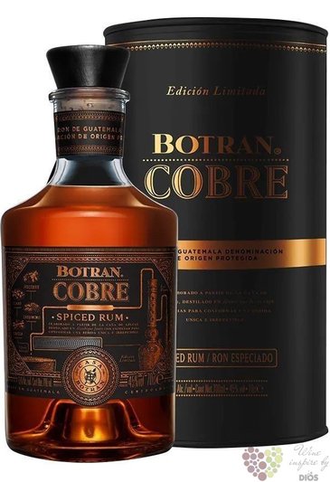 Botran  Cobre b.2  flavored Guatemala rum 45% vol.  0.70 l