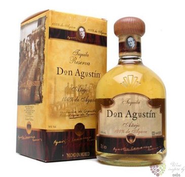 la Cava de Don Agustin  Aejo  pure Blue agave Mexican tequila 38% vol.  0.70l