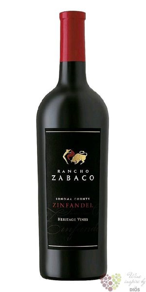 Zinfandel  Rancho Zabaco  2017 Sonoma county heritage vines Ernest &amp; Julio Gallo   0.75 l