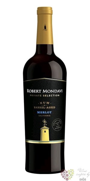 Merlot  Private Selection Rum cask  2018 Central coast Robert Mondavi  0.75 l