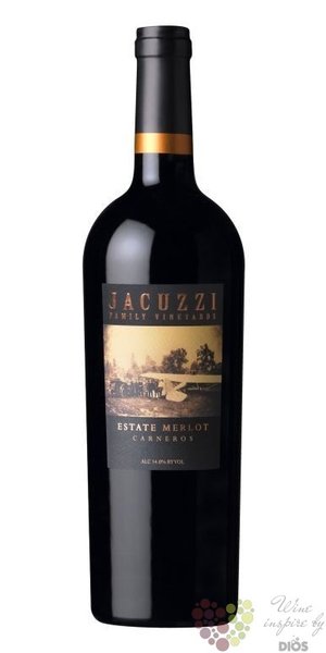Merlot 2014 Sonoma coast Ava Jacuzzi family vineyards  0.75 l