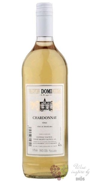 Chardonnay polosladk vno Chateau Valtice  1.00 l