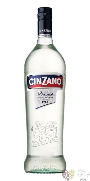 Cinzano  Bianco  Italian classic flavours vermouth 15% vol.  0.75 l