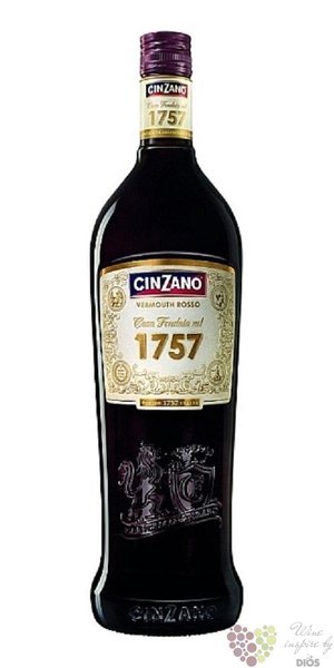 Cinzano  1757 Rosso  Italian classic flavours vermouth 16% vol.  1.00 l