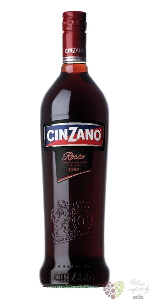 Cinzano  Rosso  Italian classic flavours vermouth 15% vol.  0.75 l