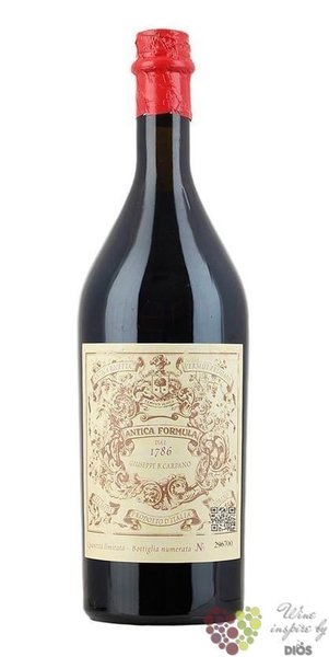 Carpano  Antica Formula  ancient Italian vermouth 16.5% vol.  0.375 l