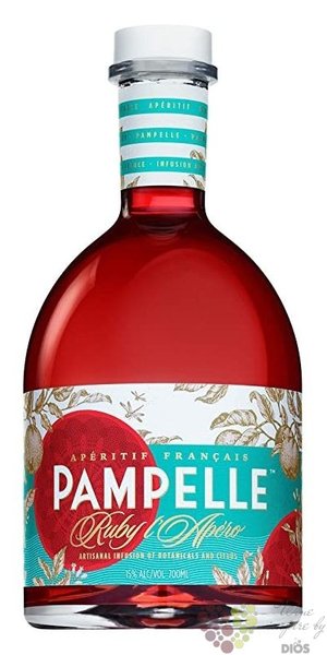 Pampelle  Ruby lApro  French liqueur 15% vol.  0.75 l