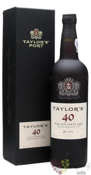 Taylors 40 years old  Wood aged tawny  Porto Doc 20% vol.   0.75 l