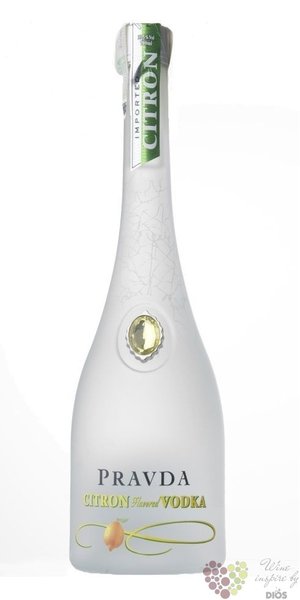 Pravda  Citron  premium flavored Polish vodka 37.5% vol.    0.70 l