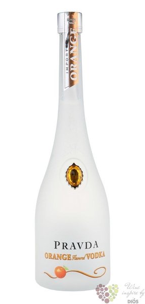Pravda  Orange  premium flavored Polish vodka 37.5% vol.    0.70 l