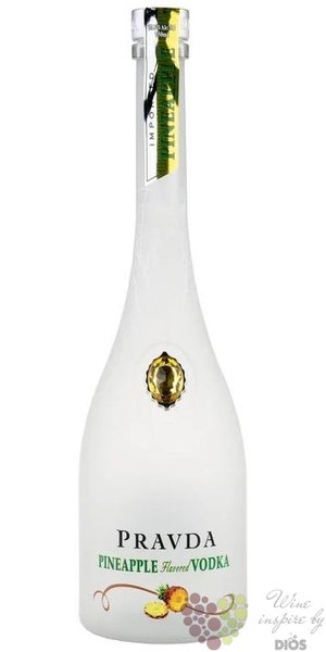 Pravda  Pineapple  premium flavored Polish vodka  37.5% vol.  0.70 l