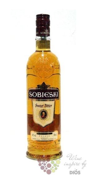 Sobieski  Sweet bitter  flavored Polish vodka 40% vol.  0.05 l