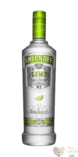 Smirnoff  Lime  premium flavored Russian vodka 37.5% vol.   1.00 l