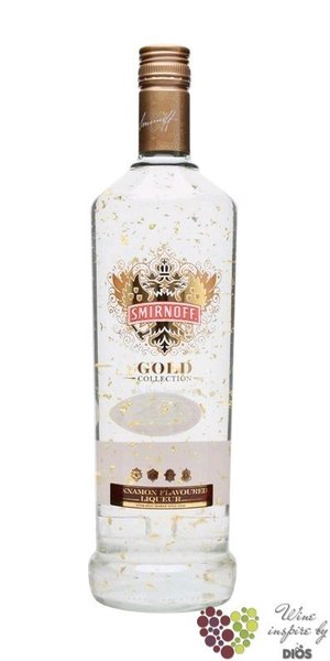 Smirnoff „ Gold cinnamon ” triple distilled flavored Russian vodka 40% vol.   1.00 l