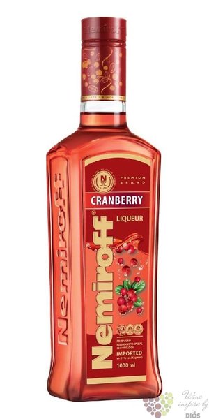 Nemiroff  Cranberry  flavored Ukraine vodka 21% vol.   1.00 l