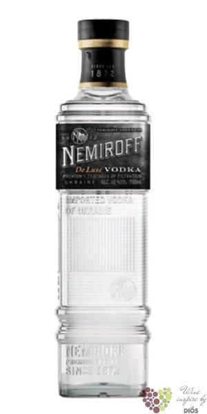 Vodka Nemiroff de Luxe ir + 2 skla  40%0.70l