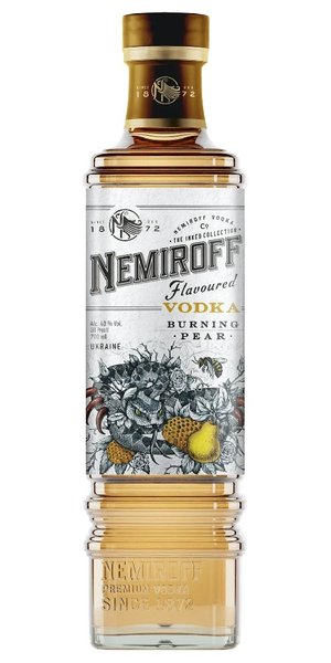 Nemiroff  Burning Pear  flavored Ukraine vodka 40% vol.  1.00 l