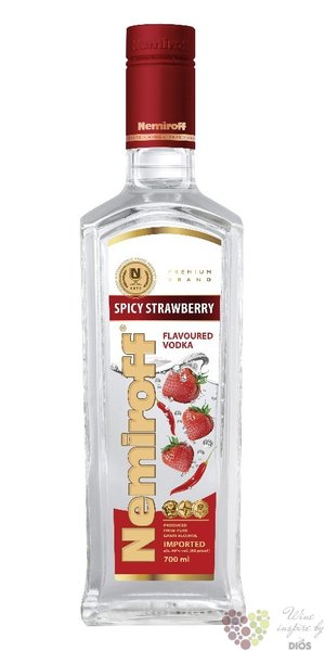 Nemiroff  Spicy Strawberry  flavored Ukraine vodka 40% vol.  1.00 l