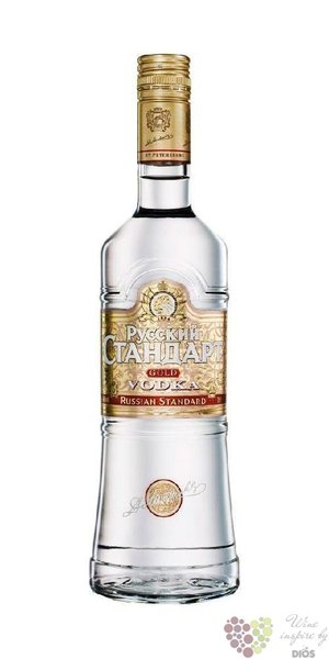 Russian Standart  Gold  premium Russian vodka 40% vol.    1.00 l
