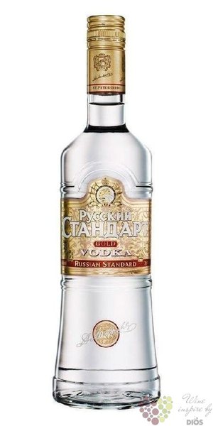 Russian Standard  Gold  premium Russian vodka 40% vol.  0.70 l