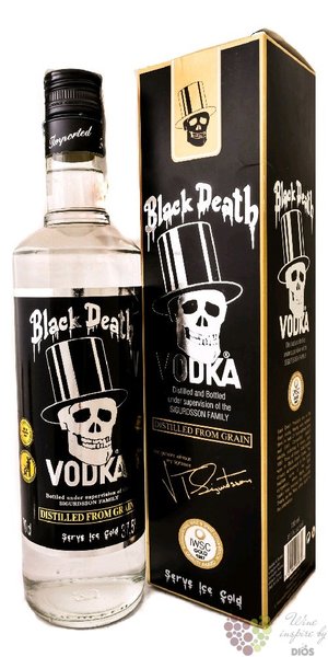 Black Death original British vodka 37.5% vol.  0.70 l