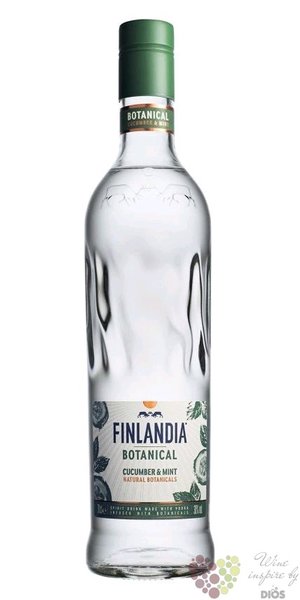 Finlandia Botanical  Cucumber &amp; Mint  flavored Finland vodka 30% vol.  0.70 l