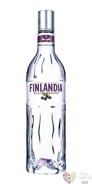 Finlandia „ Blackcurrant fusion ” original flavored vodka of Finland 40% vol. 1.00 l