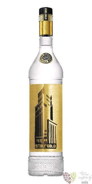 Stolichnaya  Stoli Gold ed. 2020  premium Russian plain vodka 40% vol.  1.00 l