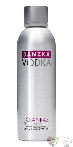 Danzka  Cranraz  flavored Danish vodka 40% vol.  1.00 l