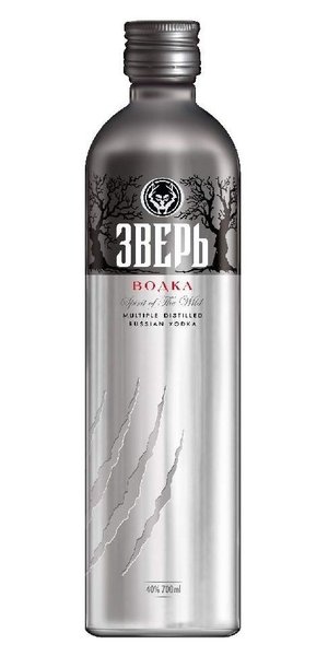 Zver premium Russian vodka  40% vol.  1.00 l
