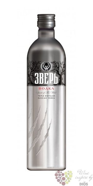 Zver premium Russian vodka 40% vol     0.50 l