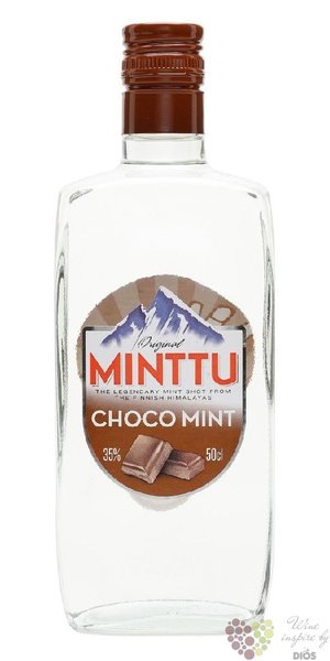 Minttu Original  Choco mint  Finland pepermint liqueur by Chymos 35% vol.0.50 l