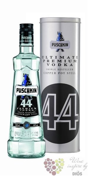 Puschkin  44  Germany Ice filtered premium vodka 44% vol.  0.70 l