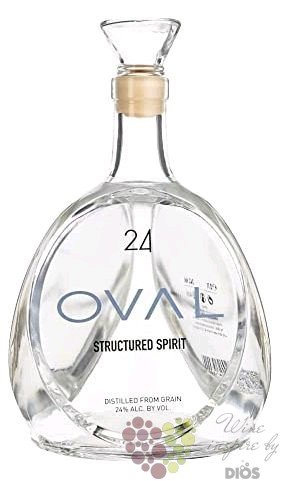 Oval  24  structured based spirit premium Austrian grain vodka 24% vol.    0.70 l