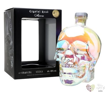 Crystal Head  Aurora  gift box Canadian vodka 40% vol.  0.70 l