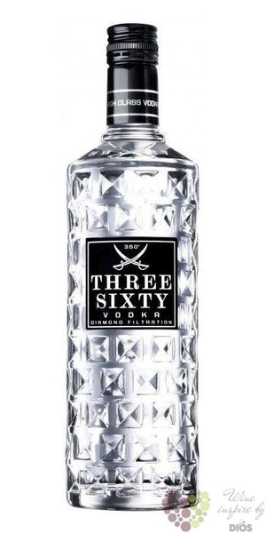 Three Sixty premium Diamonds filtered German vodka 37.5% vol.    0.70 l