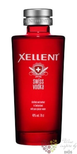 Xellent premium Swiss plain vodka 40% vol.  1.00 l