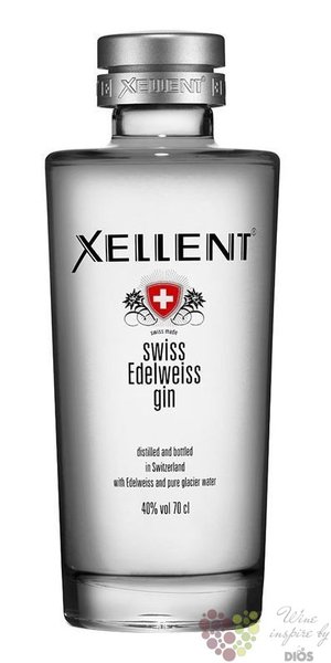 Xellent premium Swiss edelweiss gin 40% vol.  0.70 l