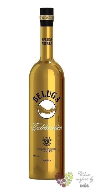 Beluga  Celebration gold 115.anni  ultra premium Russian vodka 40% vol.  1.50 l