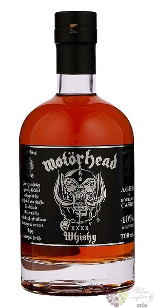 Motorhead „ XXXX ” single malt whisky by Mackmira 40% vol.  0.50 l