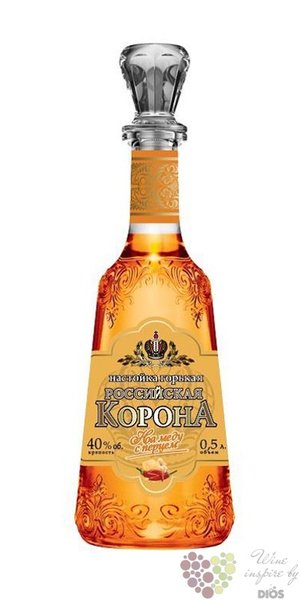 Russian Crown  Honey &amp; Pepper  premium Russian vodka 40% vol. 0.70 l