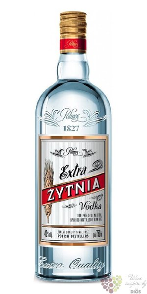 Extra Zytnia luxury Polish Retro vodka by Polmos 40% vol.  1.00 l