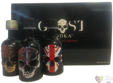 Ghost  Collection  premium English vodka 40% vol.  3x0.05 l