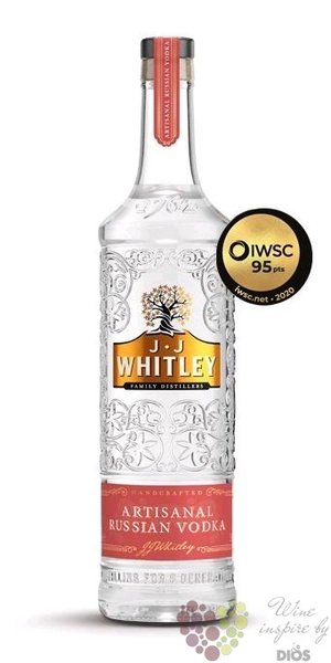 JJ Whitley  Artisanal  Russian premium vodka 38% vol.  1.00 l
