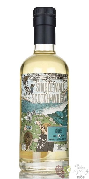 Inchgower  that Boutique-y batch.3  aged 14 years Speyside whisky 50.5% vol.  0.50 l
