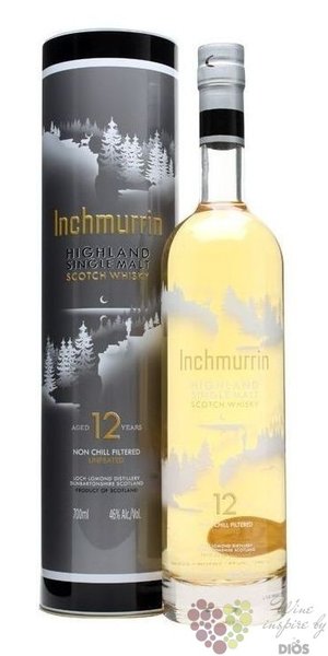 Loch Lomond  Inchmurrin  aged 12 years Scotch whisky 46% vol.  0.70 l